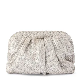 OB4800 STEVIE PLEATED WOVEN CLUTCH