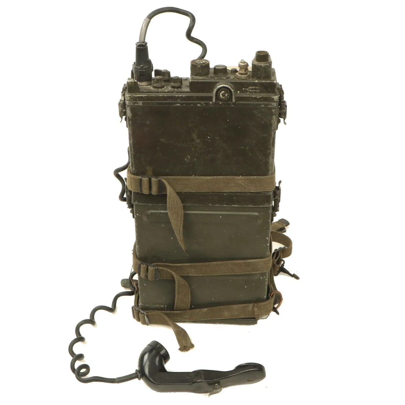 Original U.S. Korean War Vietnam War AN/PRC-10 Backpack Radio - Serial No. LBAD-5553