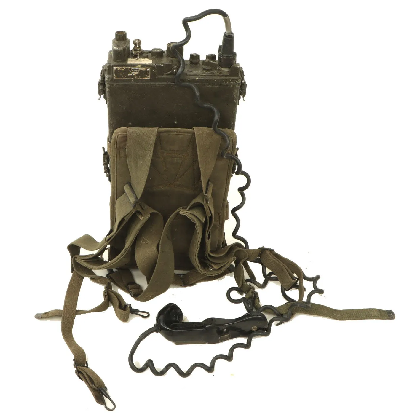 Original U.S. Korean War Vietnam War AN/PRC-10 Backpack Radio - Serial No. LBAD-5553