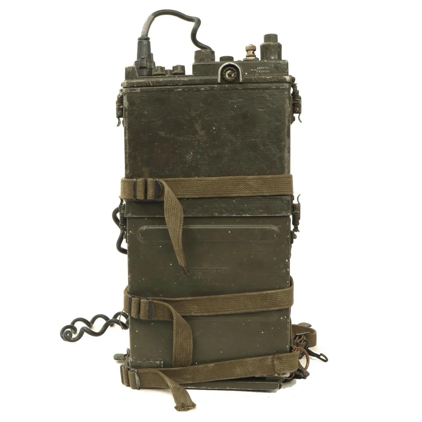 Original U.S. Korean War Vietnam War AN/PRC-10 Backpack Radio - Serial No. LBAD-5553