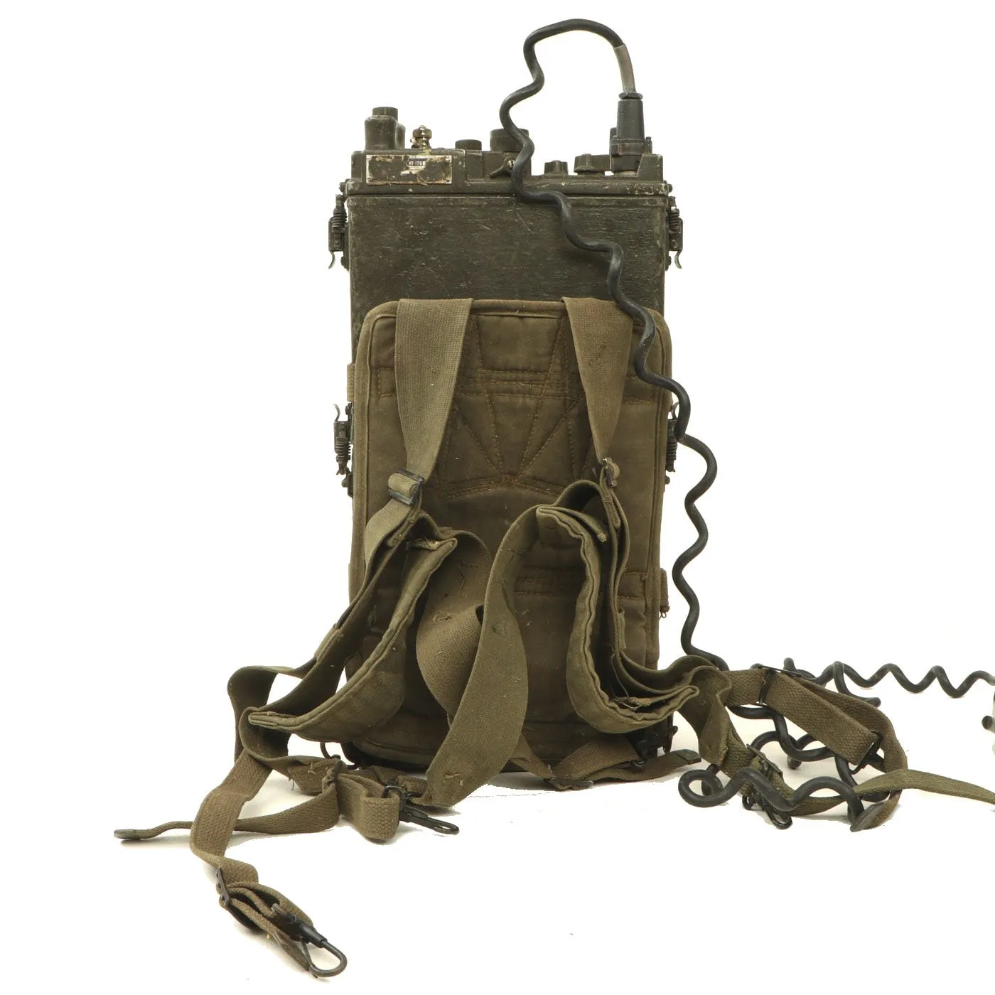 Original U.S. Korean War Vietnam War AN/PRC-10 Backpack Radio - Serial No. LBAD-5553