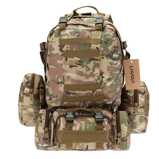 Outdoor Military Tactical Backpack Climbing Rucksack Hiking Bag