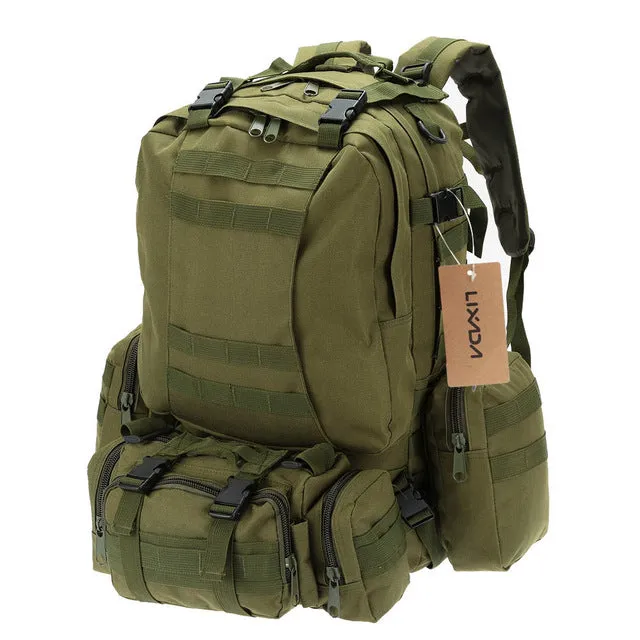 Outdoor Military Tactical Backpack Climbing Rucksack Hiking Bag