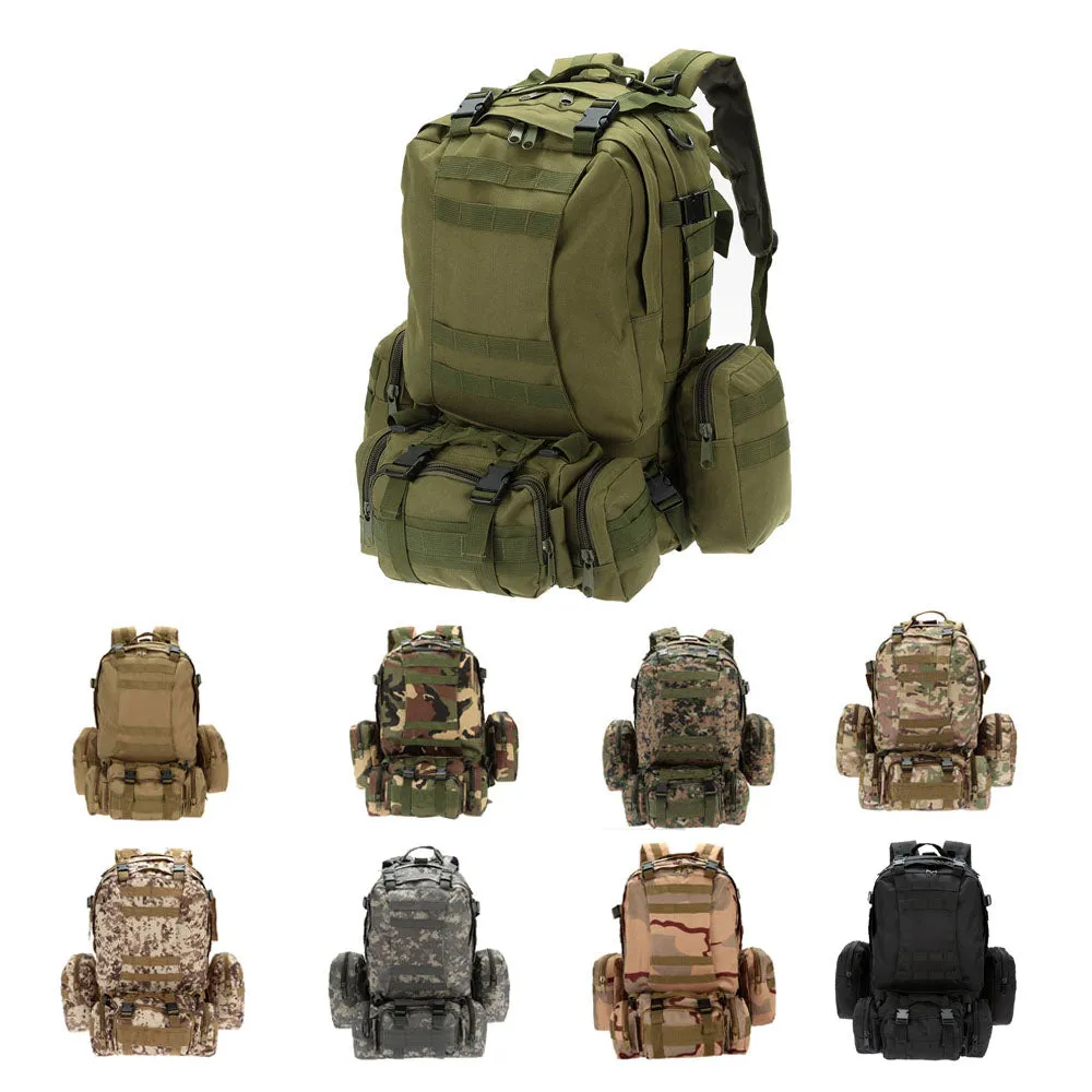 Outdoor Military Tactical Backpack Climbing Rucksack Hiking Bag