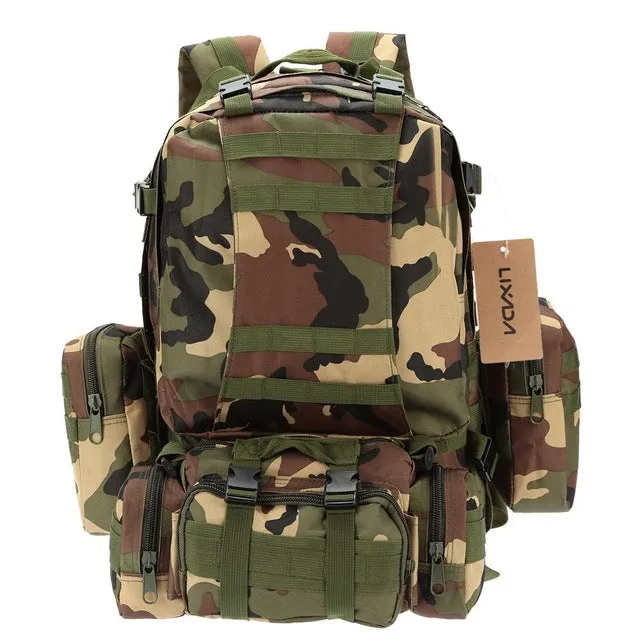 Outdoor Military Tactical Backpack Climbing Rucksack Hiking Bag