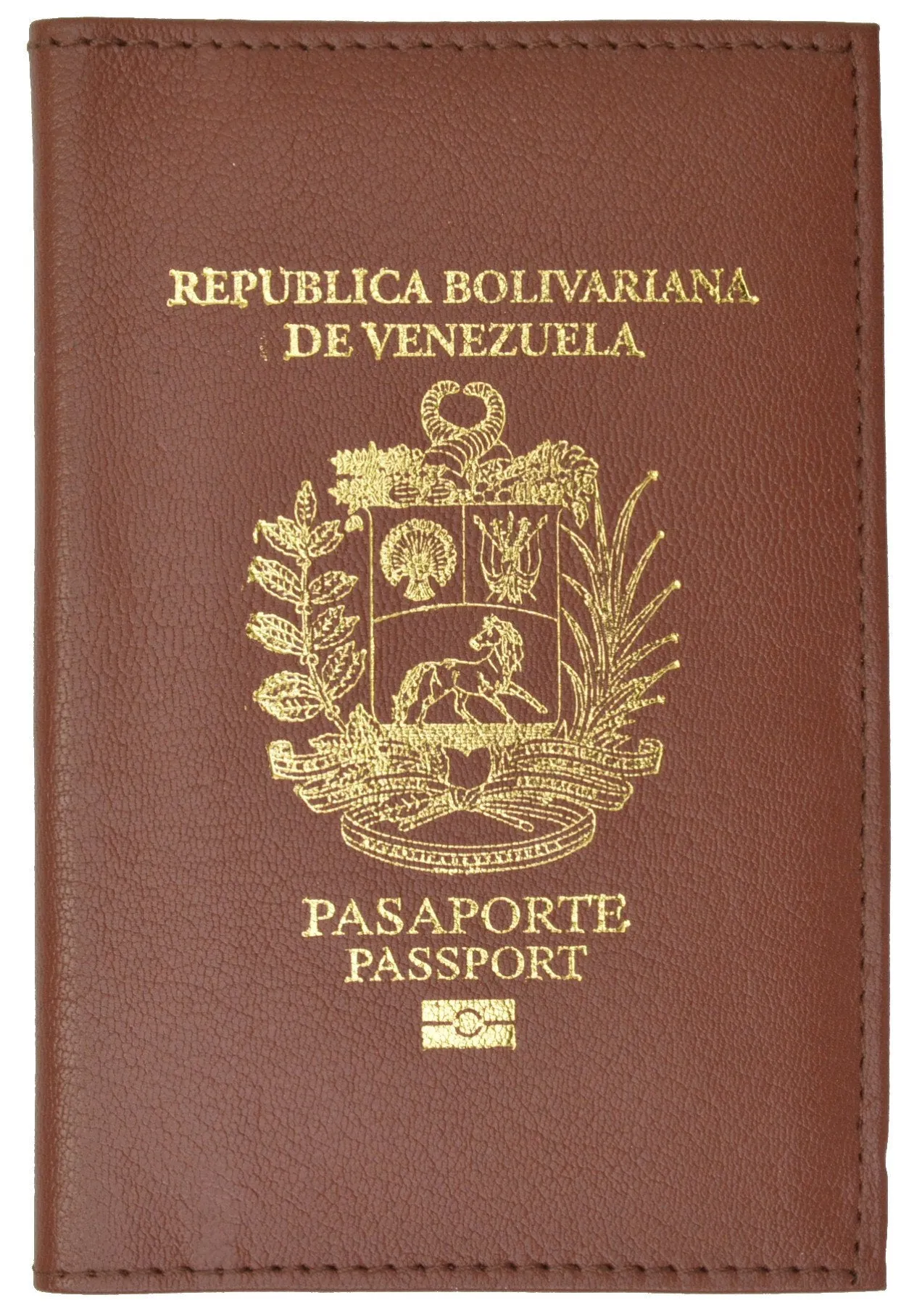 Passport Cover Genuine Leather Venezuela Passport Wallet for Travel 151 Venezuela