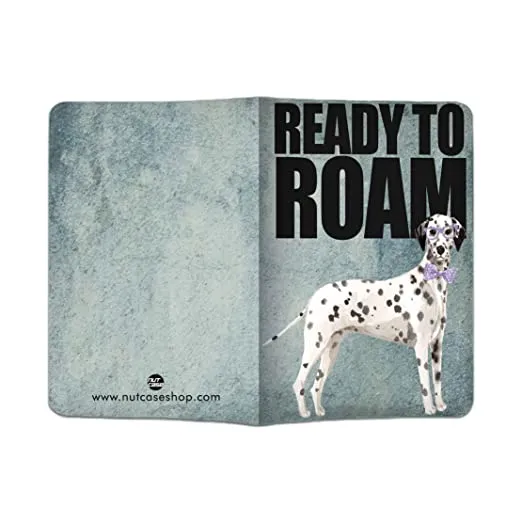 Passport Cover Holder Travel Wallet Case - Dalmating Dog