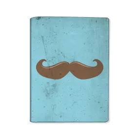 Passport Cover Holder Travel Wallet Case- Mustache