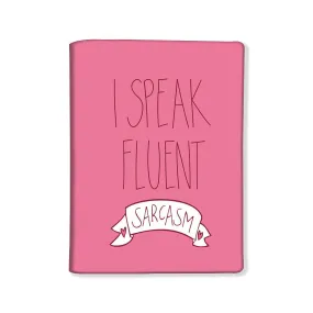 Passport Cover Travel Wallet Holder -I Speak Fluent English