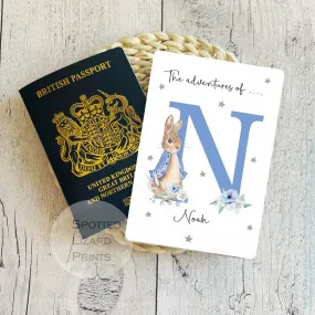 Personalised First Passport Cover - 1st Passport Holder - Peter Rabbit Passport Cover - Baby Passport Holder - First Holiday - New Baby Gifts