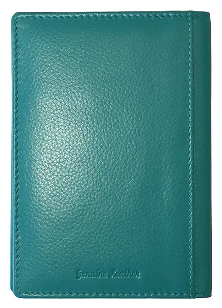 Personalized Monogrammed Leather RFID Passport Wallet and Luggage Tag