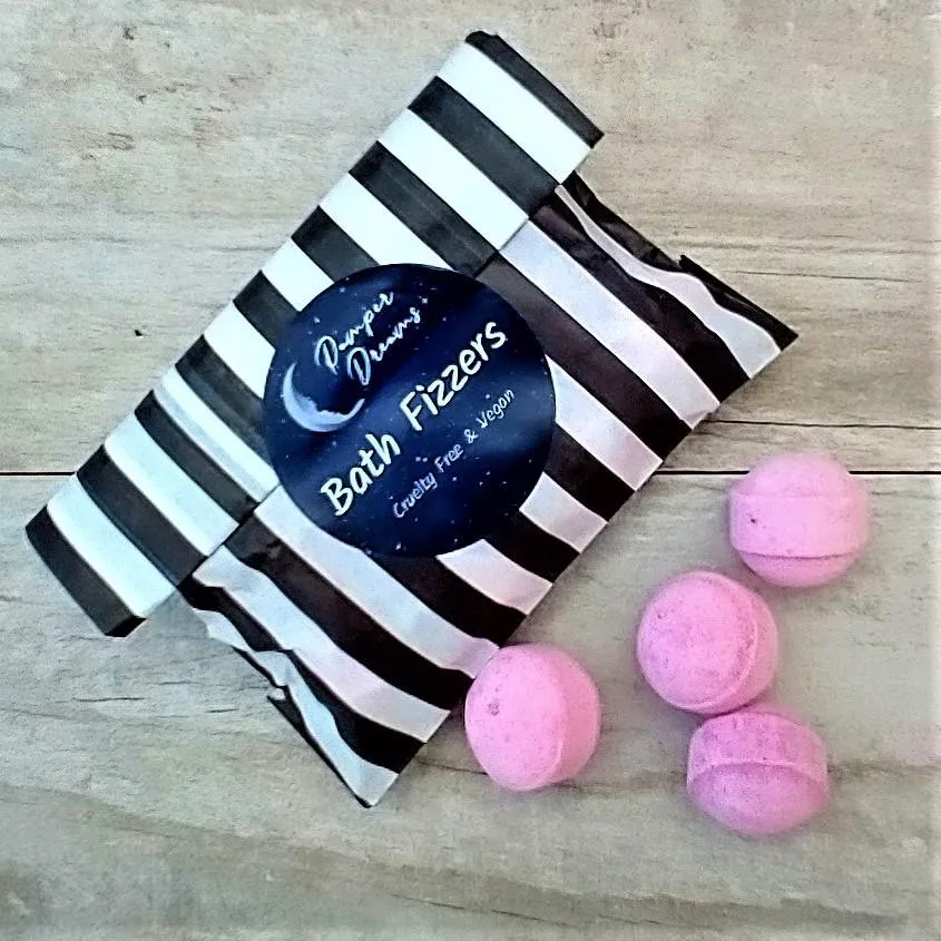 Peruvian Cherry Bath Fizzers - Mini Bath Bombs