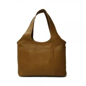 Piel Leather Laptop Hobo Bag