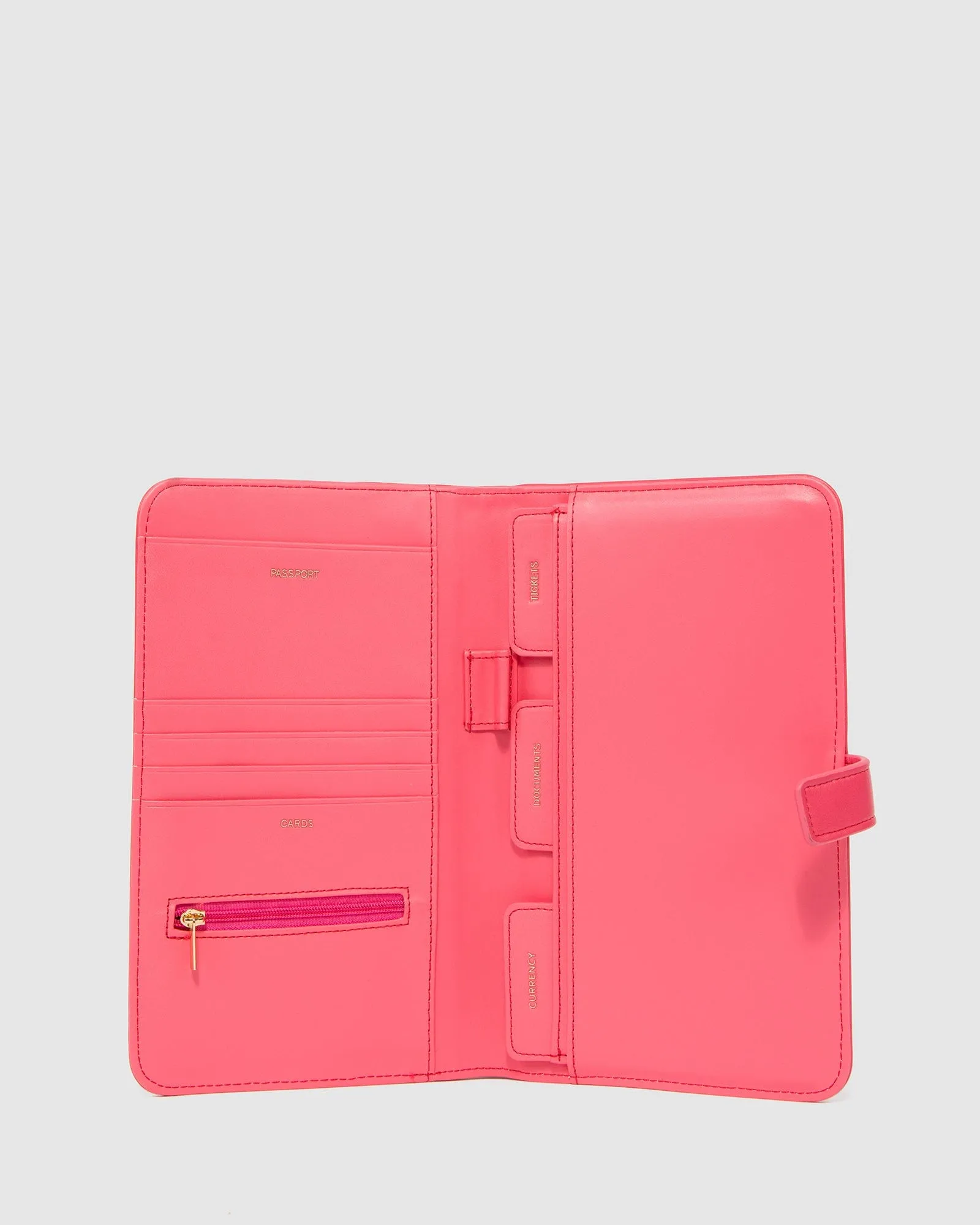 Pink Classic Travel Wallet