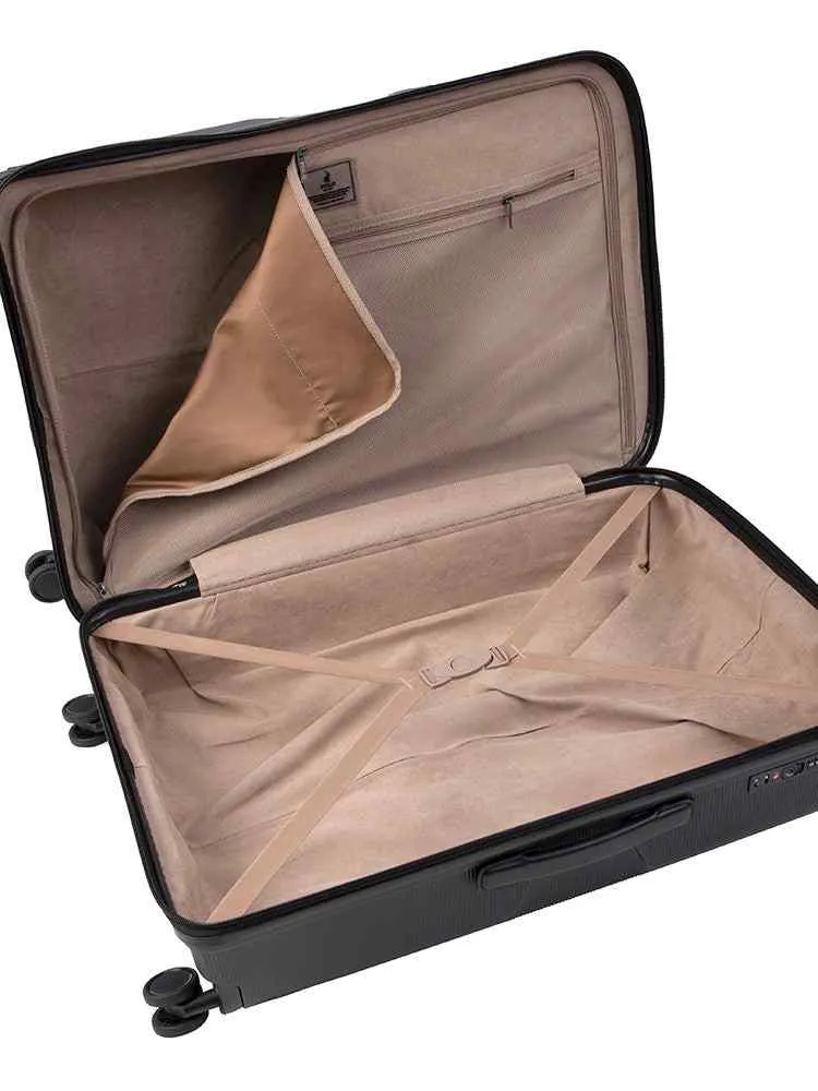 Polo Horizon Large 75cm Spinner Trolley Case | Metallic Black