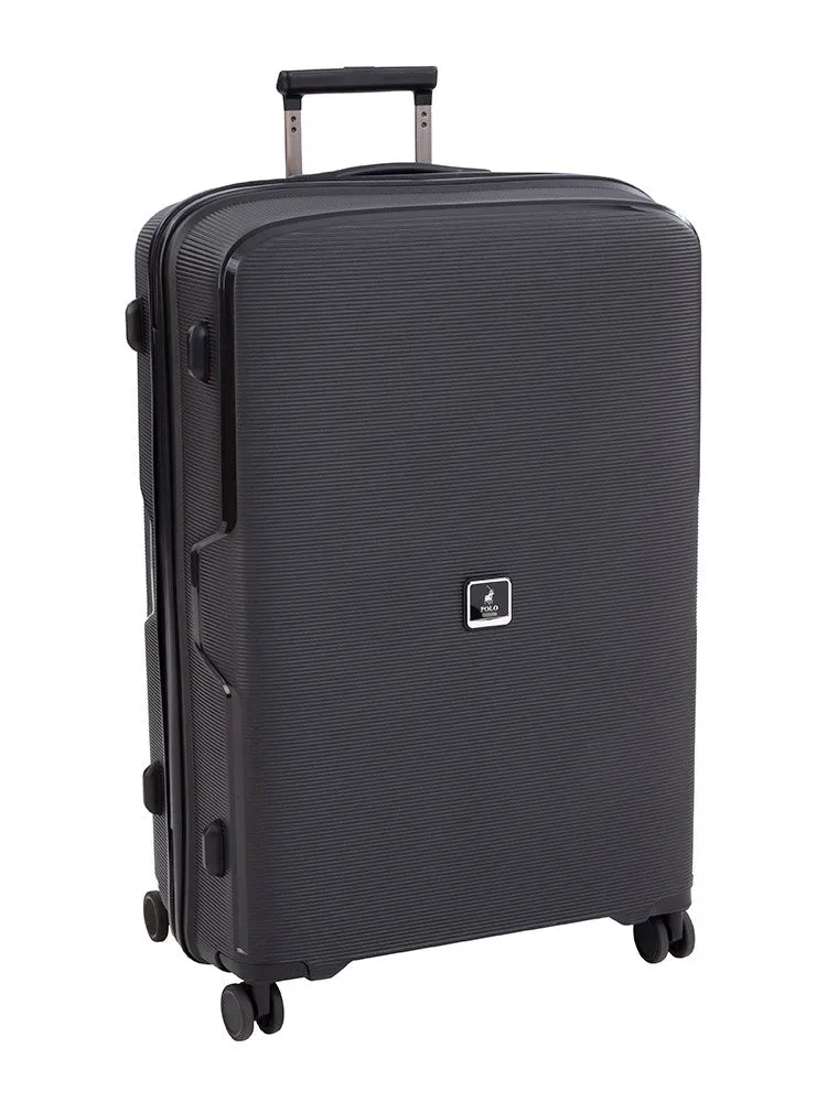 Polo Horizon Large 75cm Spinner Trolley Case | Metallic Black