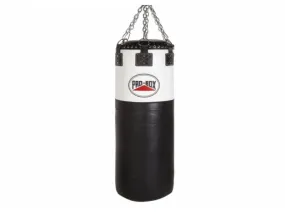 Pro Box Jumbo Leather Punch Bag Black/White 4.5ft (60kg)