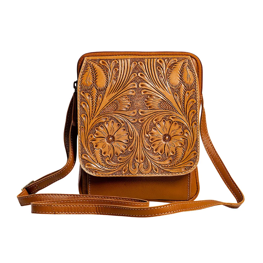 Ranch Trail Hand-Tooled Bag