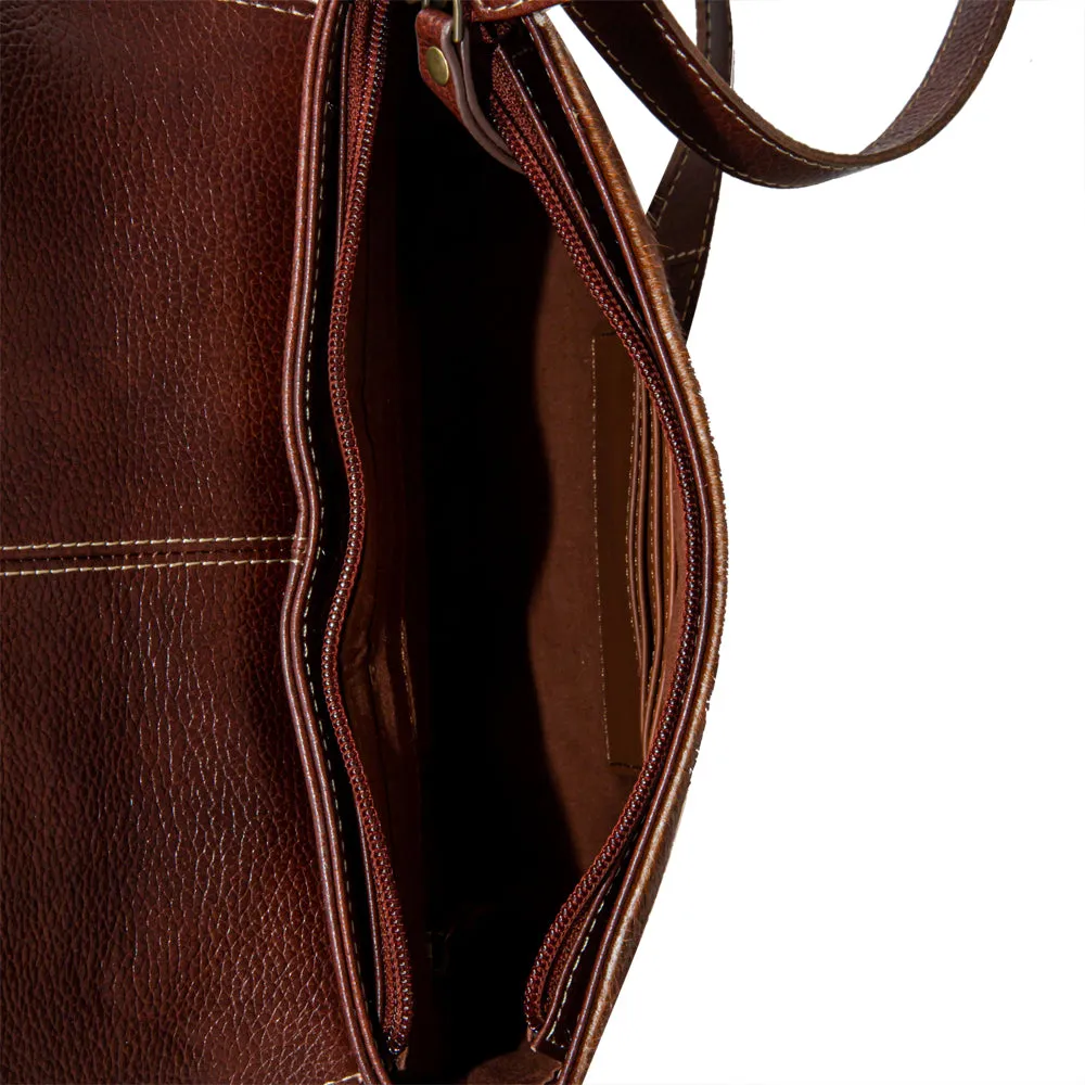 Ridge Morning Glory Leather & Hairon Bag