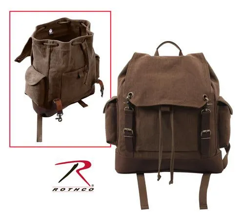 Rothco Vintage Brown Expedition Rucksack