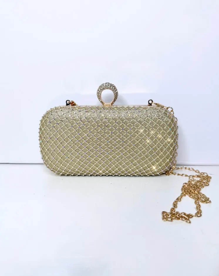 Royal Nightfall Clutch - Gold