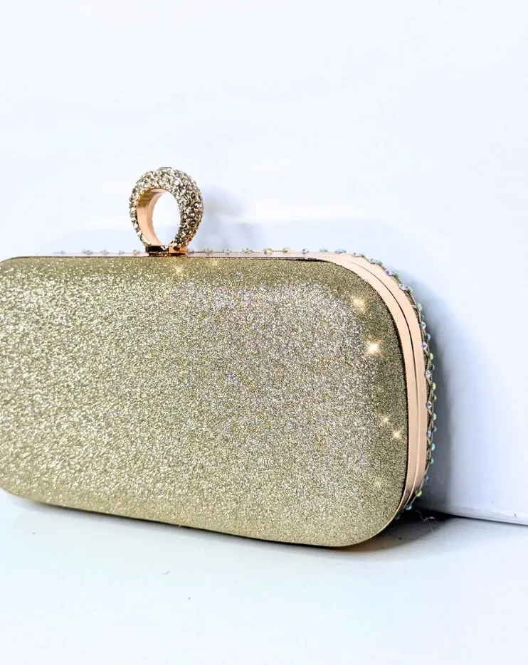 Royal Nightfall Clutch - Gold