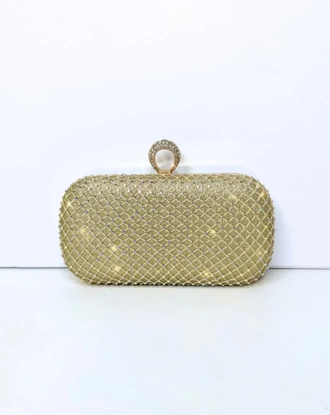 Royal Nightfall Clutch - Gold