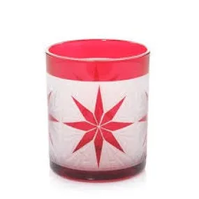 Ruby Star Votive Holder