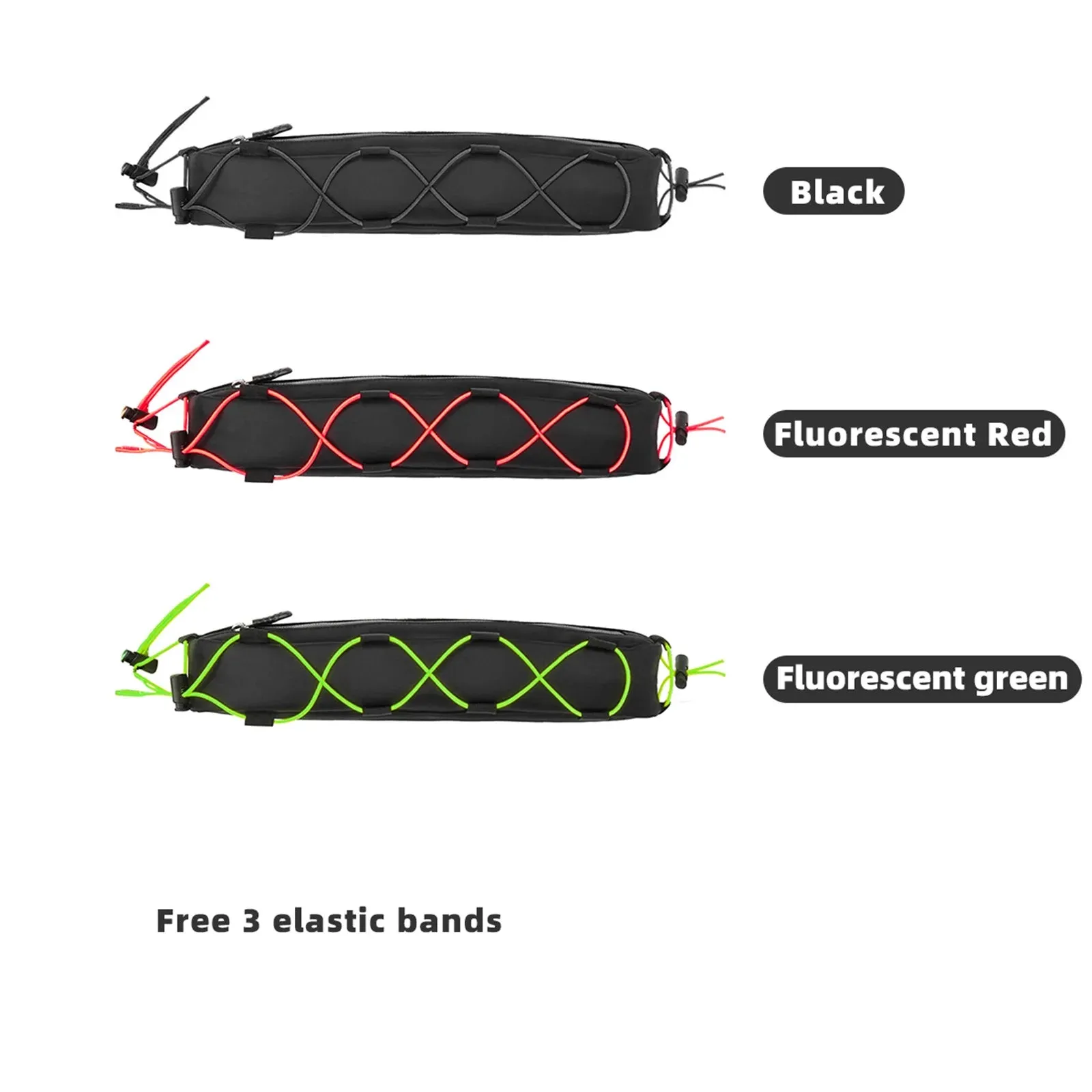 RZAHUAHU Waterproof Bicycle Triangle Bag Large Capacity Bicycle Frame Bag Bike Under Tube Bag Bicycle Accessories Mtb