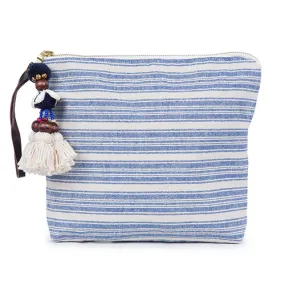 Sabai Wristlet Clutch Tsl Pom Indigo