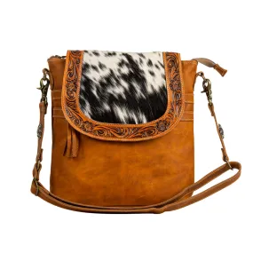 Saddleback Hand-Tooled Bag