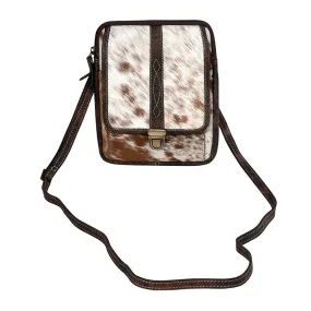 Santa Mesa Mini Leather & Hairon Bag in Light Hair-on Hide