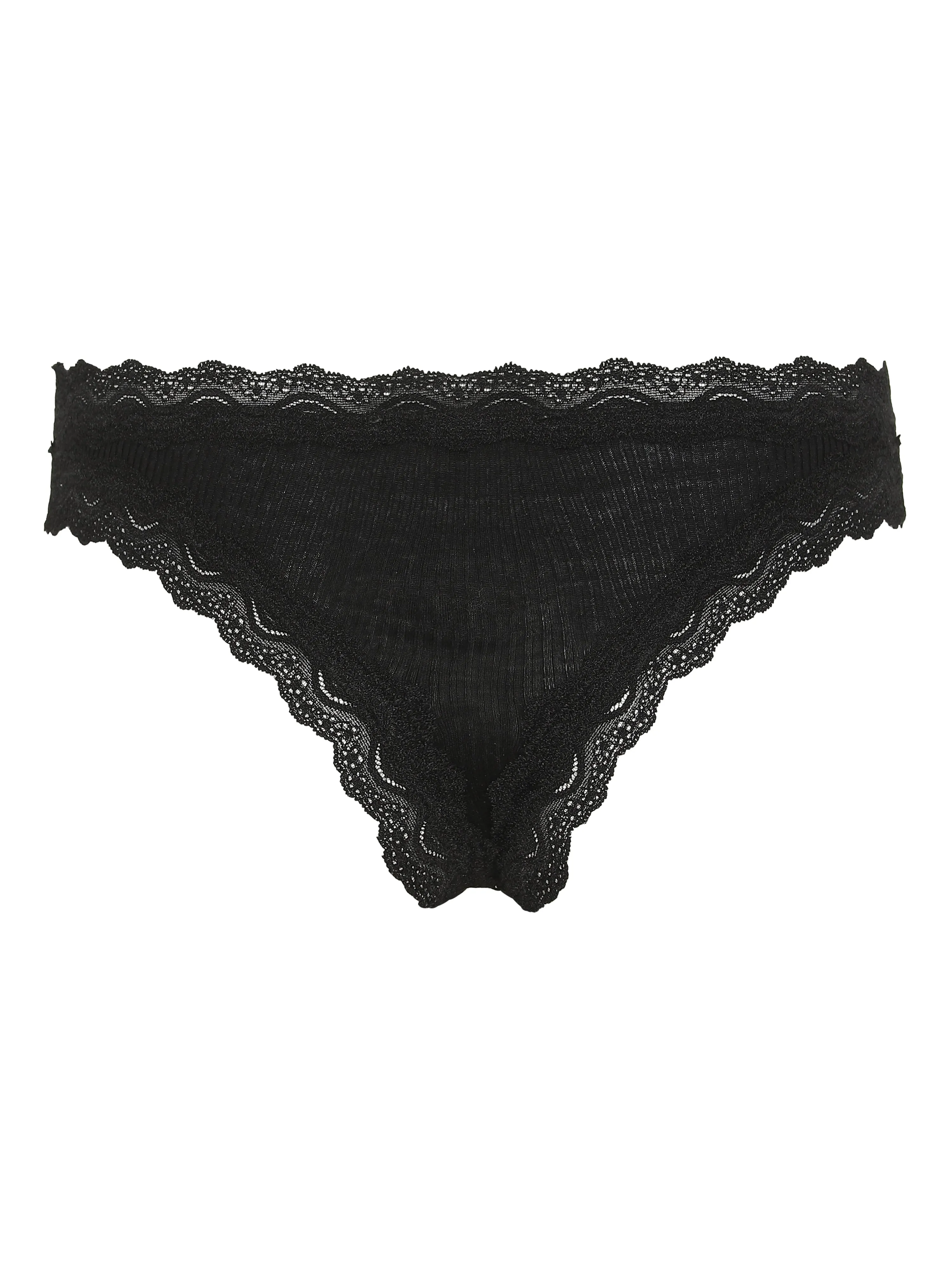 Silky Tanga | Silk 2-pack - Black