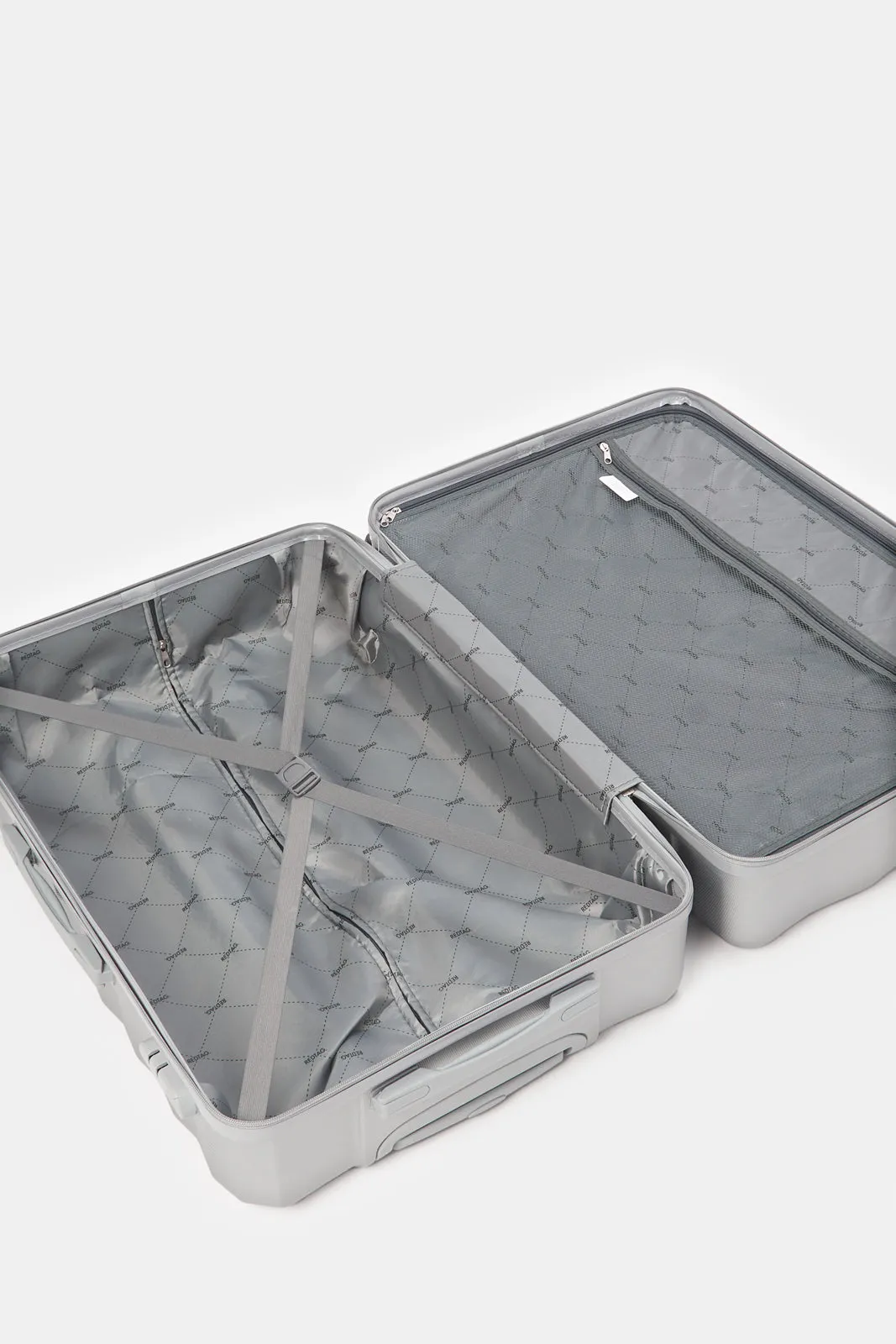 Silver Hard Trolley Luggage  (28 Inch)