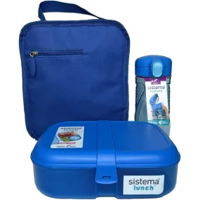 Sistema Lunchtime 3-pack Blue