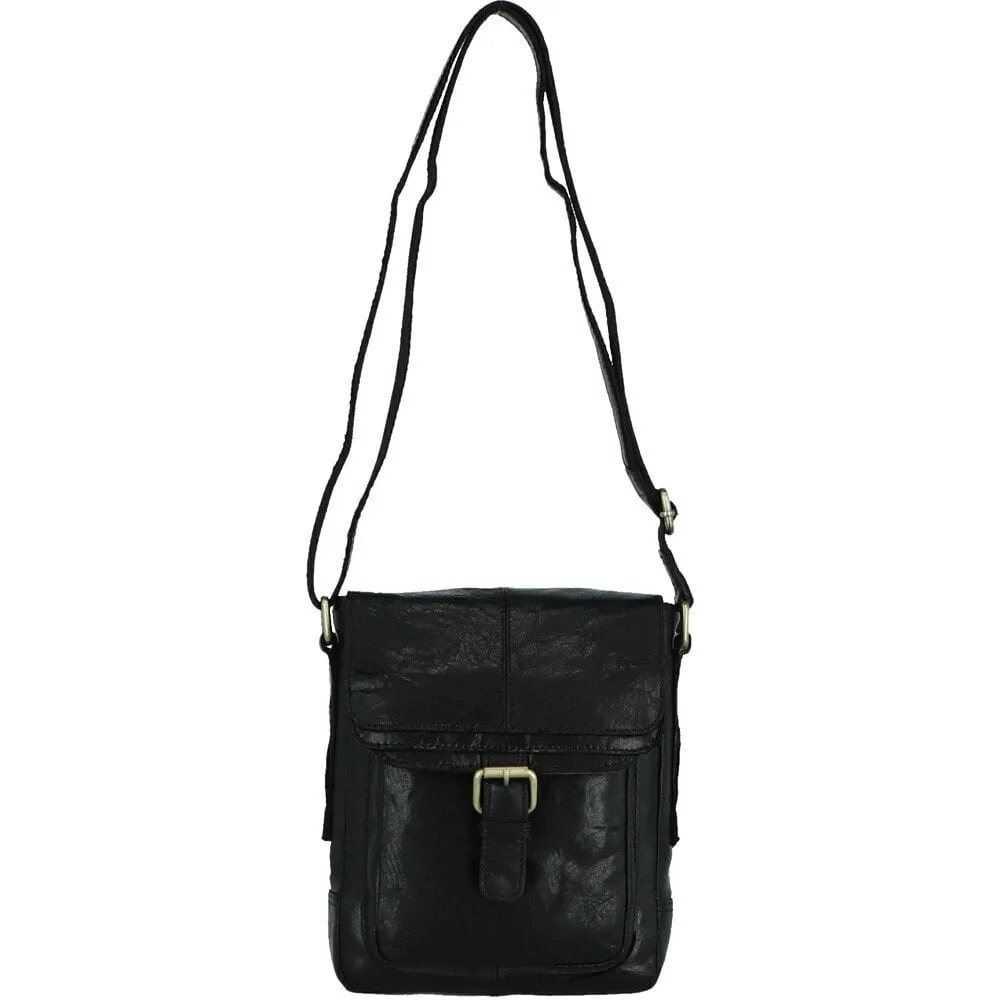 Soft Leather Compact Body Bag - Various Colours