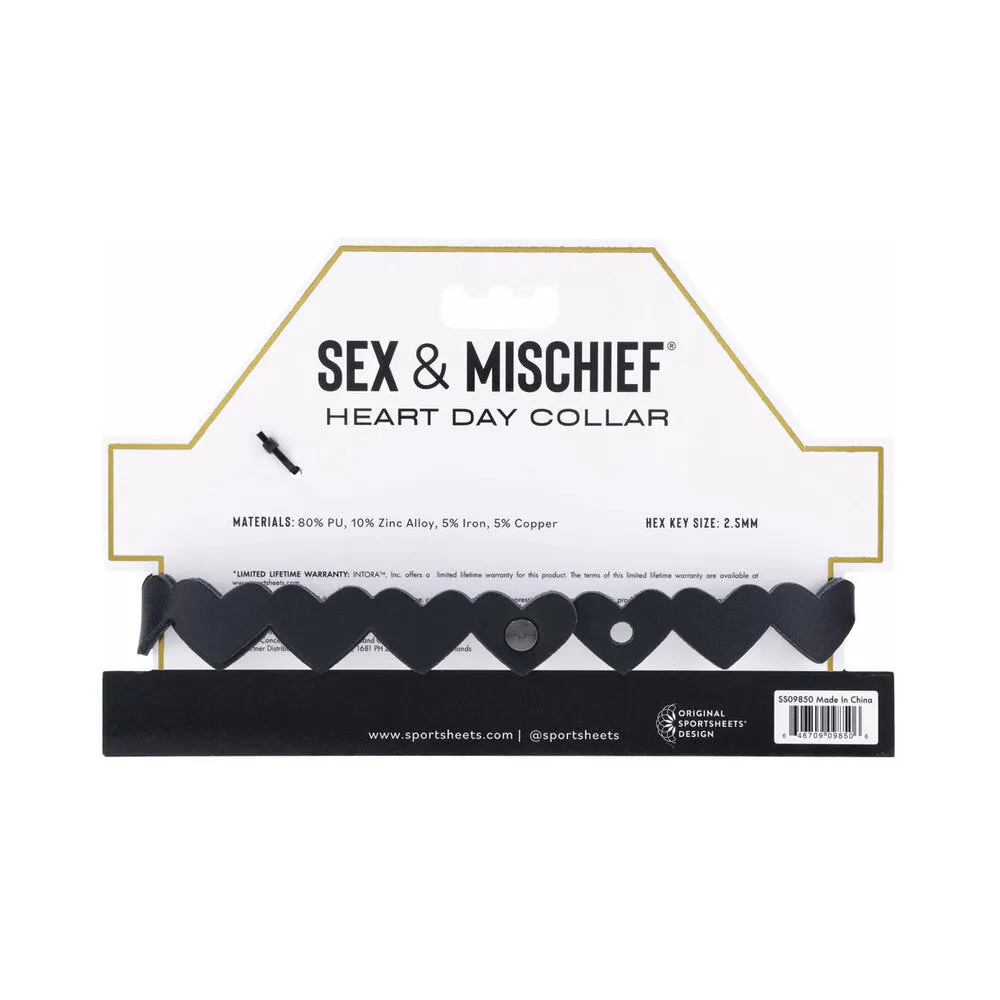 Sportsheets Sex & Mischief Heart Day Collar