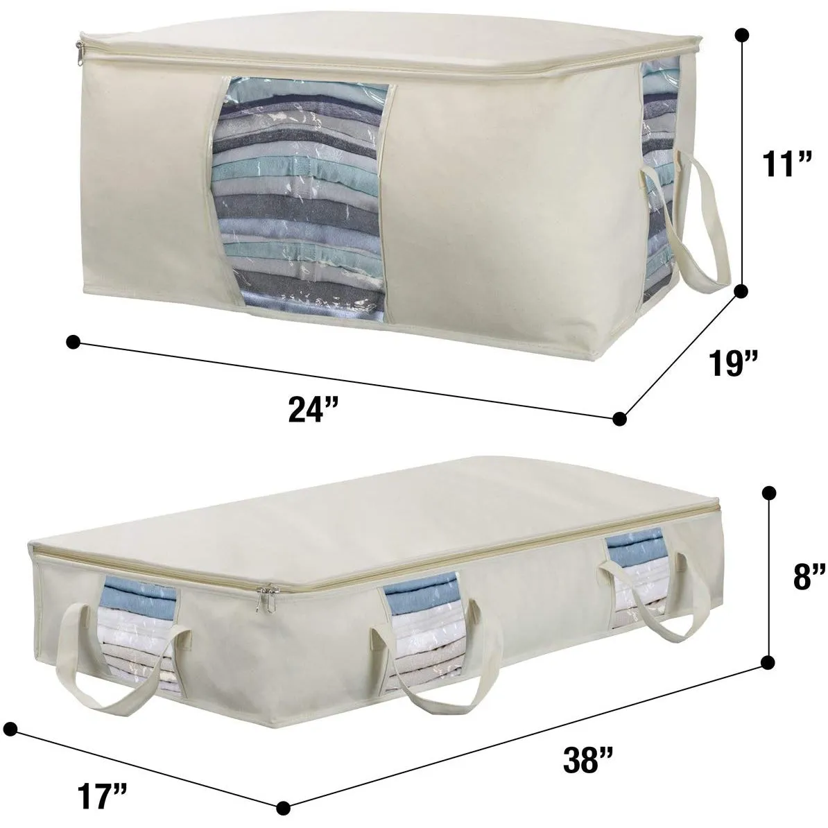 Storage Organizer Bag Set (2 Pack)