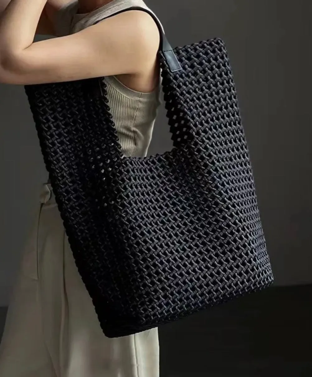 Stylish Woven Leather Bag for Women