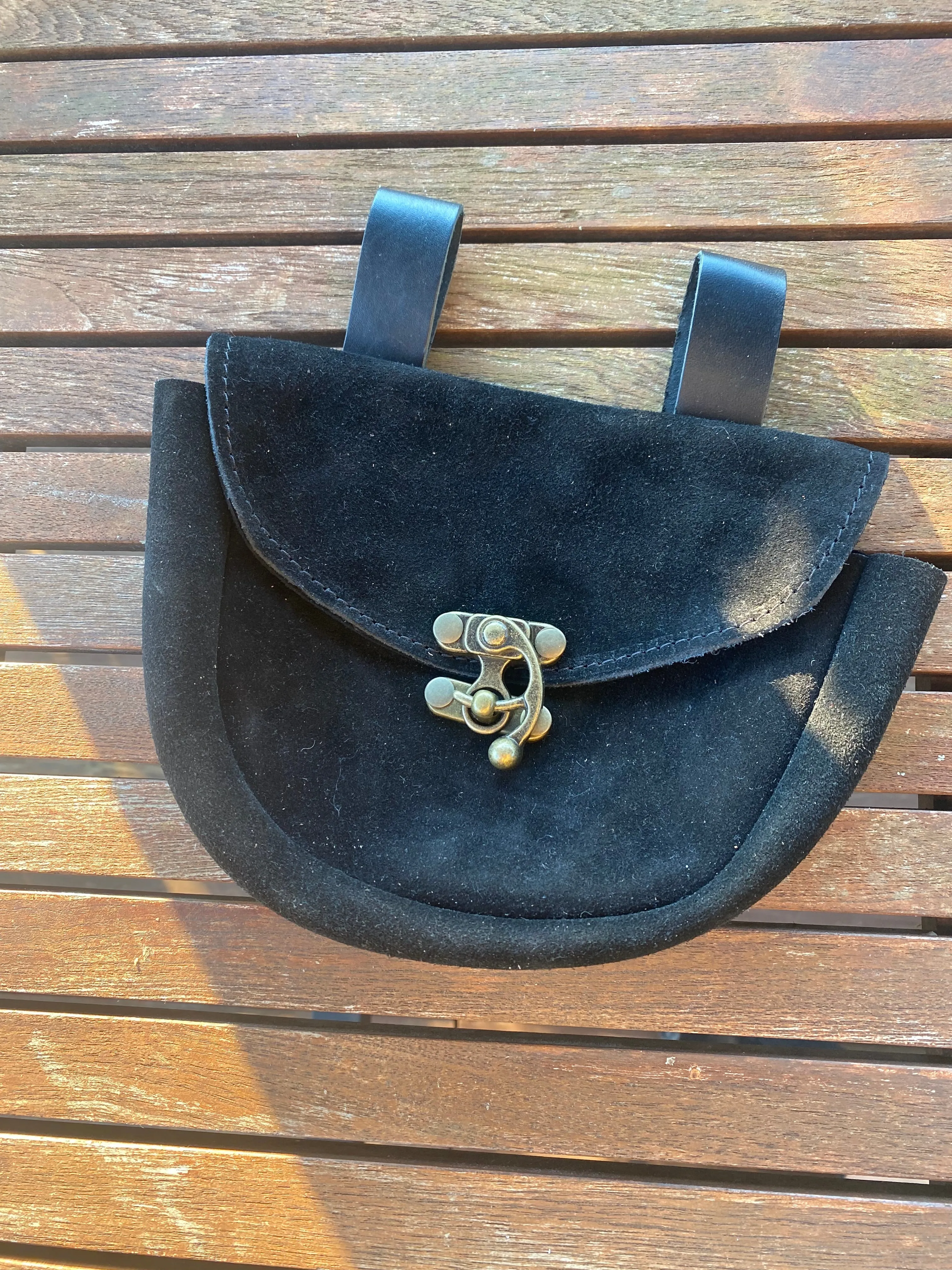 Suede Leather Belt Bag