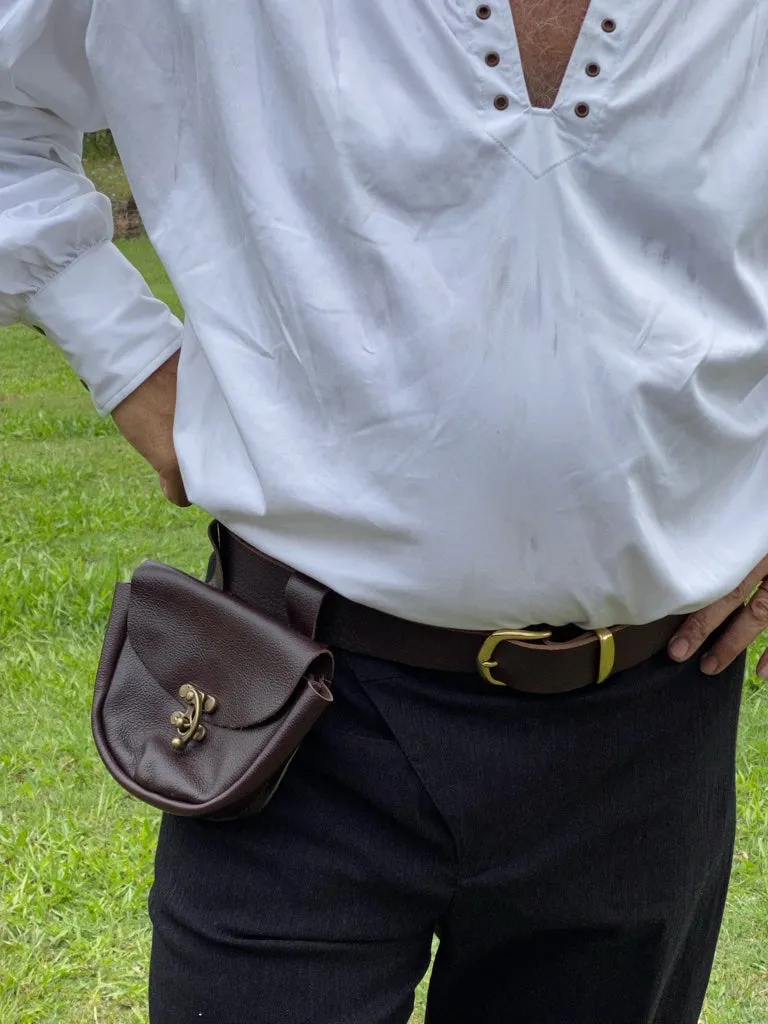 Suede Leather Belt Bag