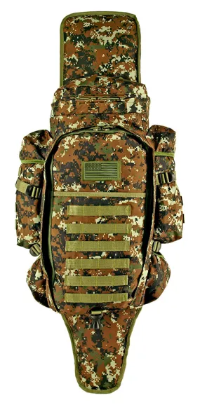 Tactical Gear - Full Gear Rifle Combo Backpack - Green Digital Camo