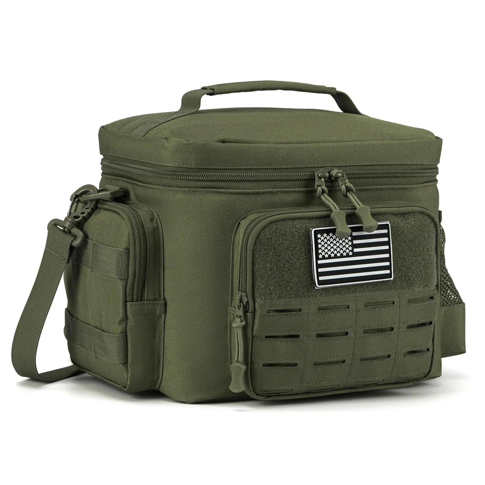 Tactical Lunch Box for Men: Heavy Duty Leakproof Insulated Cooler Bag for Work, Camping, and Picnics