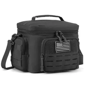 Tactical Lunch Box for Men: Heavy Duty Leakproof Insulated Cooler Bag for Work, Camping, and Picnics