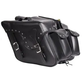 Throwover PVC Motorcycle Saddlebag