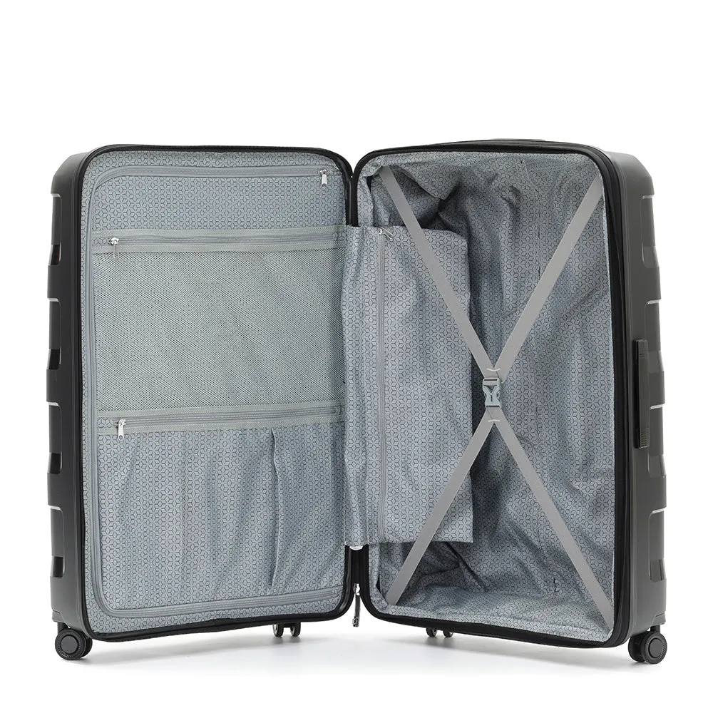 Tosca - 32in Comet X-Large Spinner suitcase - Black