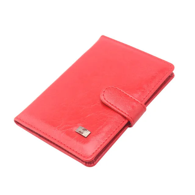 Unisex Travel Multiple Fashion Brand Lovely Passport Card Holder PU Leather Cover Elegant Bags Container