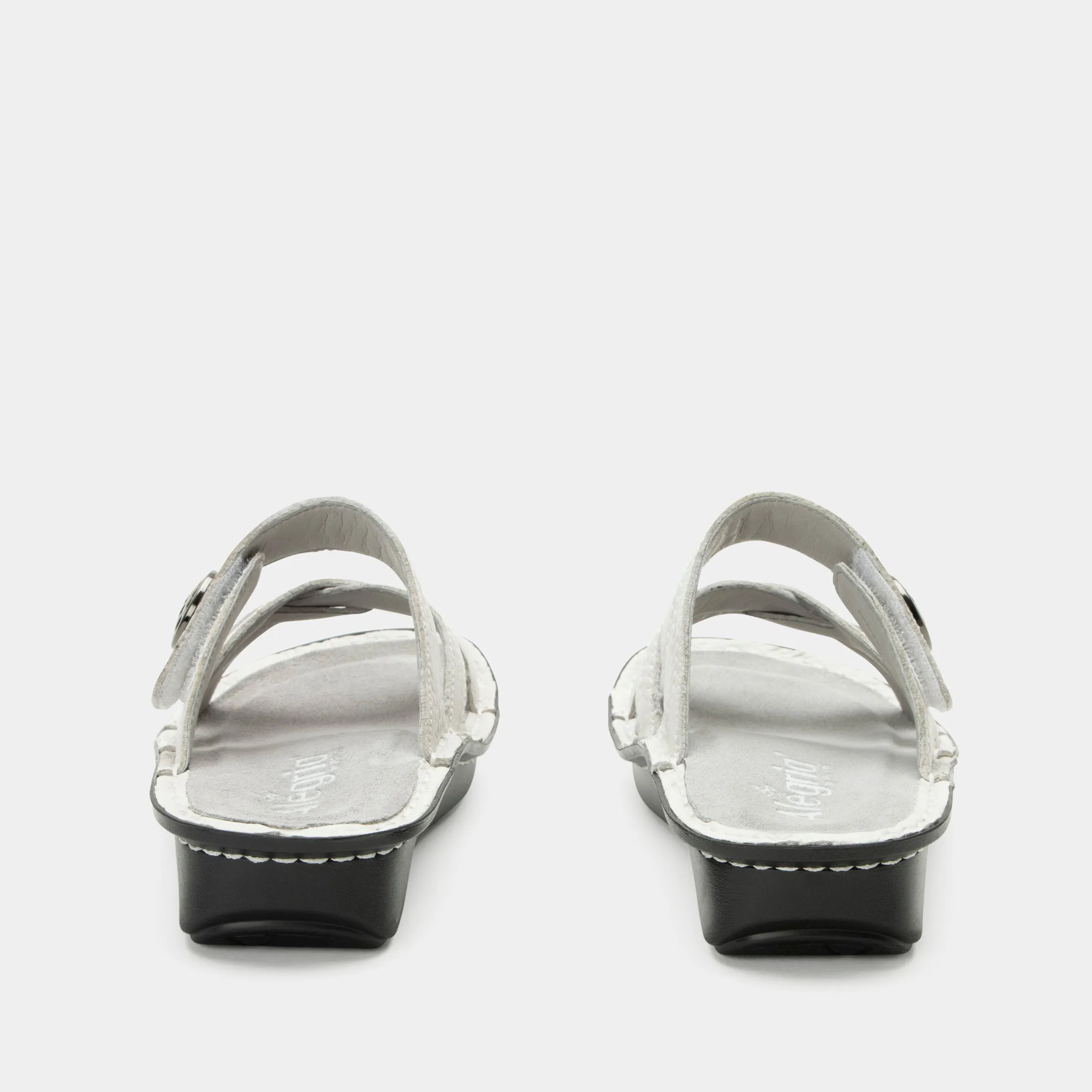 Victoriah Basketry White Sandal