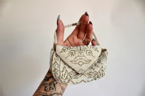 Vintage 1930s Czechoslovakian Beaded Clutch Bag