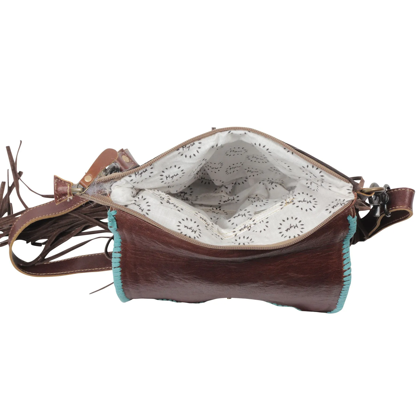 Wild West Boho Leather & Hairon Bag